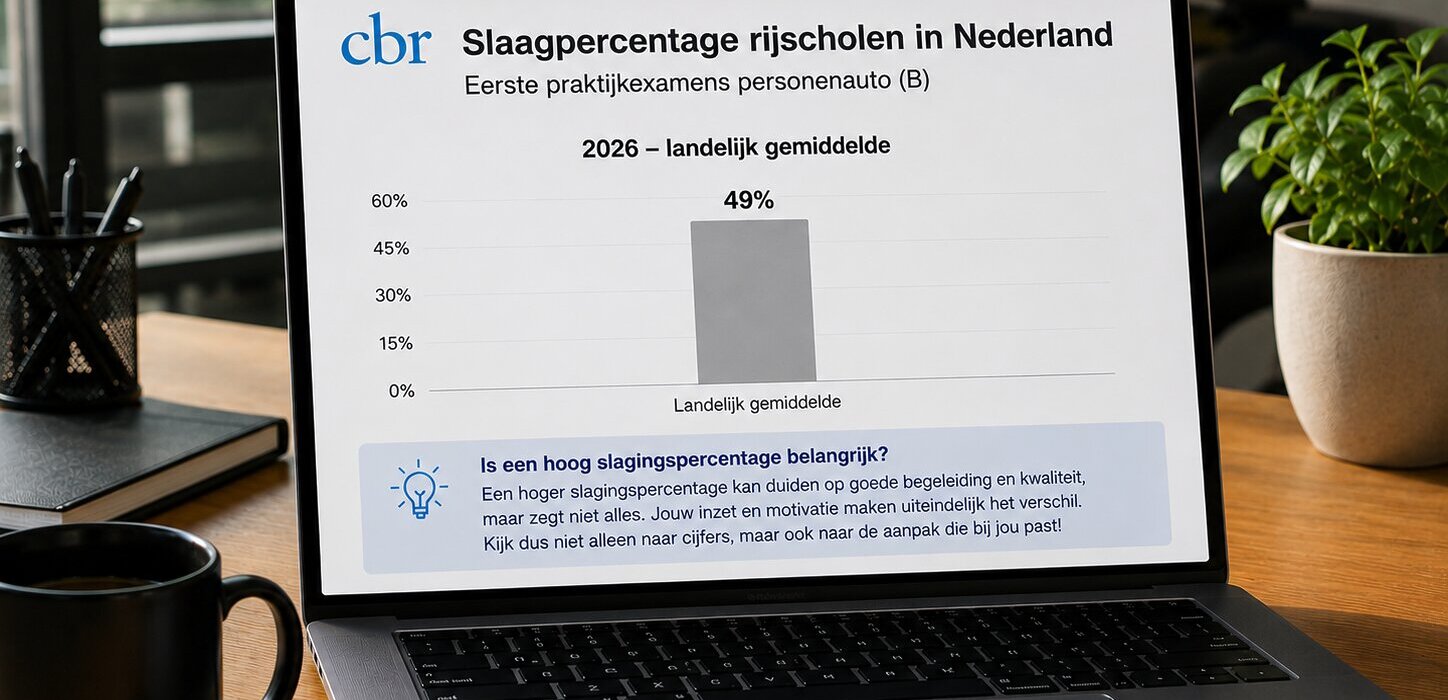 Wat is een goed slagingspercentage voor een rijschool