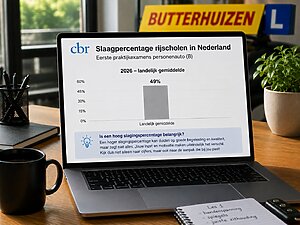 Wat is een goed slagingspercentage voor een rijschool