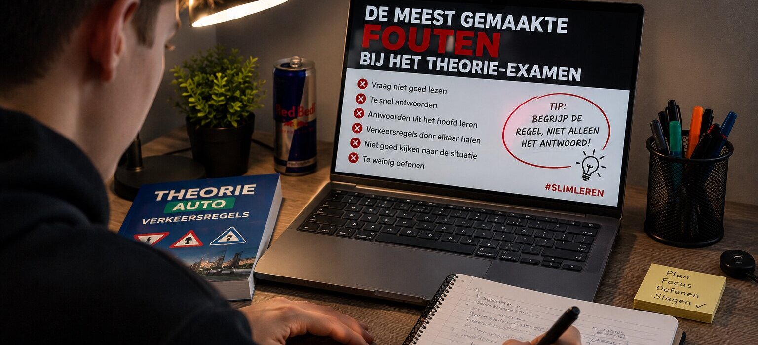 Meest gemaakte fouten tijdens het auto theorie-examen