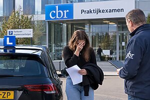 Leerling gezakt voor het rijexamen terwijl de rijlessen goed gingen