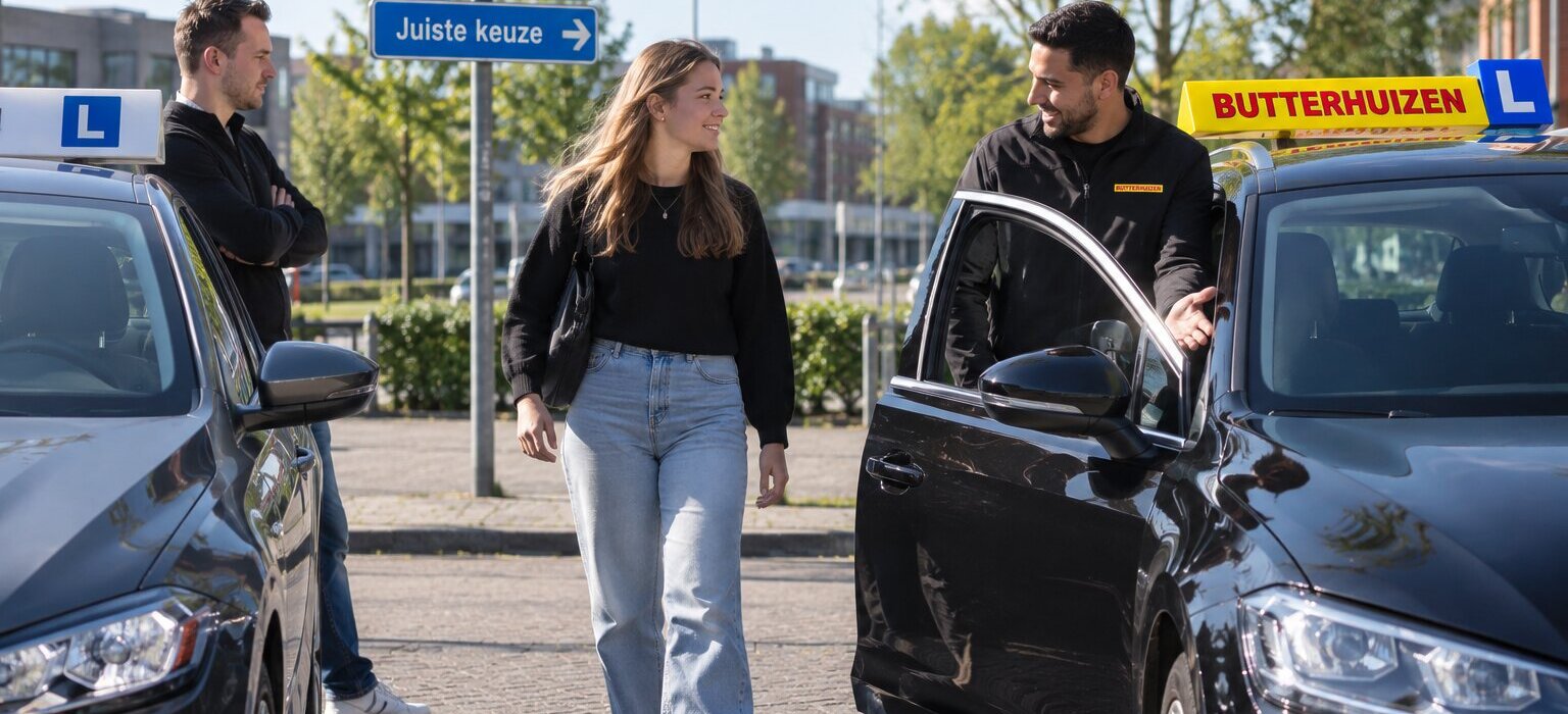 Leerling stapt over naar een andere rijschool en kiest voor Rijschool Butterhuizen